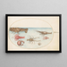 Planche 45 Homard Squilla Mantis e altri crostacei - Joris Hoefnagel — quadro incorniciato alla parete