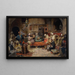 Interno di un caffè a Tunisi - José Benlliure y Gil — quadro incorniciato alla parete