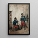 Due soldati - José Benlliure y Gil — quadro incorniciato alla parete