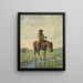 Un cow-boy - José Bouchet — quadro incorniciato alla parete