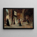 Dopo la cerimonia di matrimonio - José Gallegos y Arnosa — quadro incorniciato alla parete