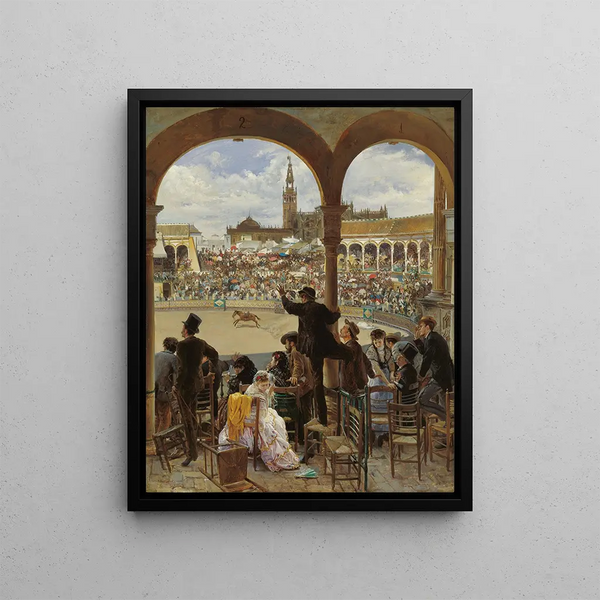 Jos Jimnez y Aranda - A Pass in the Bullring.webp
