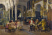 Conversazione in un cortile sevillano - José Jiménez y Aranda — vista dell’opera