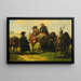Sancho Panza e Don Chisciotte - José Jiménez y Aranda — quadro incorniciato alla parete