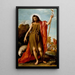 San Giovanni Battista nel deserto - José Leonardo — quadro incorniciato alla parete