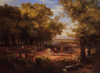 L'Alameda de Mexico - José María Velasco — vista dell’opera