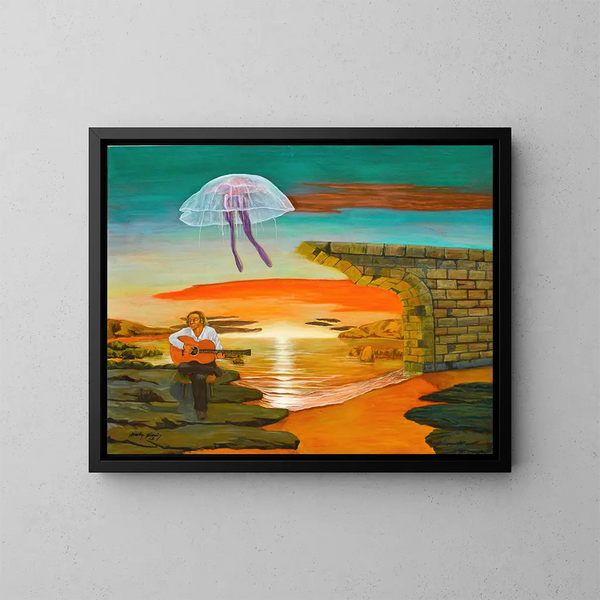 Medusa volante - José de Martín Simón — quadro incorniciato alla parete