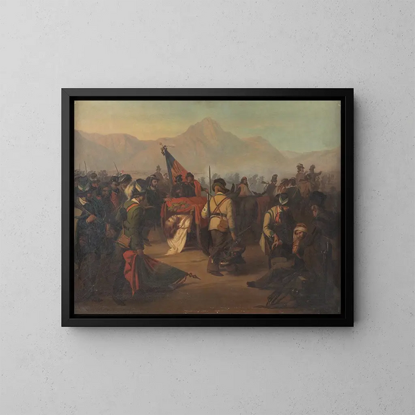 Della guerra di liberazione tirolese - Josef Böche — quadro incorniciato alla parete