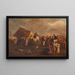 Il ladro di cavalli - Josef Berres von Perez — quadro incorniciato alla parete