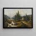 Paesaggio di Bach - Josef Burgaritzky — quadro incorniciato alla parete