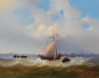 Piccola scena di stalla con pecore - Josef Carl Berthold Püttner — vista dell’opera
