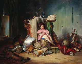 Josef Danhauser - A Child on a Drum.webp