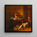 La Comédie canine - Josef Danhauser — quadro incorniciato alla parete