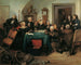 L'apertura del testamento - Josef Danhauser — vista dell’opera