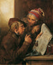I lettori del giornale - Josef Danhauser — vista dell’opera