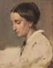 Ritratto di donna - Josef Danhauser — vista dell’opera