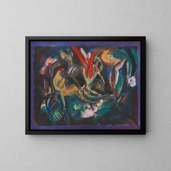 Blhen - Josef Eberz — quadro incorniciato alla parete