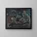 Mise au tombeau - Josef Eberz — quadro incorniciato alla parete