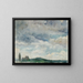 Paesaggio con vista su Perchtoldsdorf - Josef Engelhart — quadro incorniciato alla parete