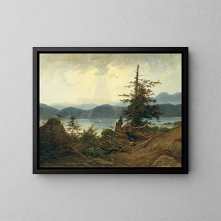 Josef Feid - Scene at Attersee.webp