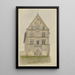 L'hôtel de ville de Karlstadt am Main - Josef Ferdinand Becker — quadro incorniciato alla parete