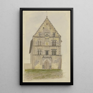 Josef Ferdinand Becker - Das Rathaus zu Karlstadt am Main.webp