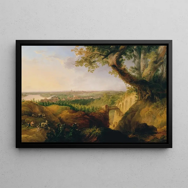 Josef Fischer - Ansicht der Haupt und Residenzstadt Wien vom Standpunkte bey Nussdorf.webp