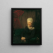 Una vecchia signora Mme von Weinbrenner - Josef Grassi — quadro incorniciato alla parete