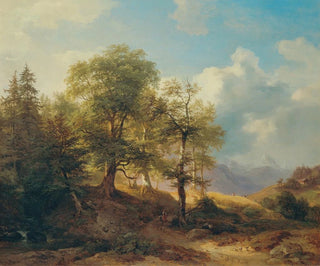 Josef Hger - Sommerlandschaft im Hochgebirge.webp