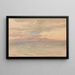 Tramonto nel golfo di Cartagine - Josef Hoffmann — quadro incorniciato alla parete