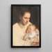 Mère et enfant - Josef Jungwirth — quadro incorniciato alla parete