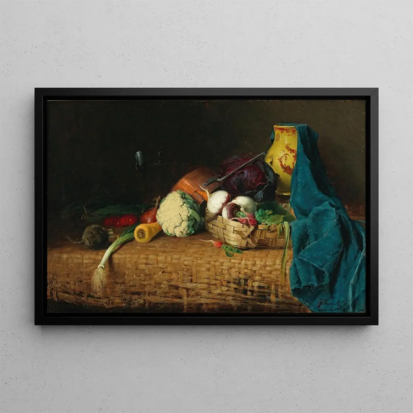 Josef Kinzel - Kchenstillleben mit Tonkrug.webp