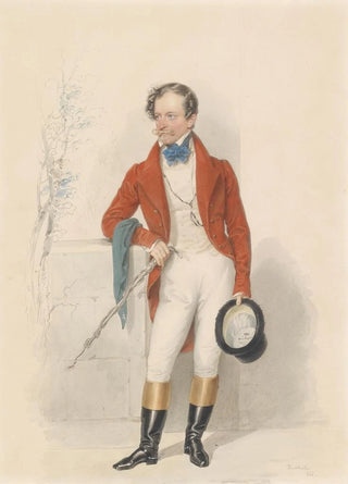 Josef Kriehuber - Herr im Reitkostm.webp