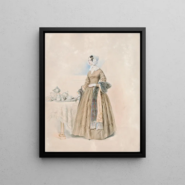 Josef Kriehuber - Portrait Frstin Leopoldine Karoline Palffy.webp