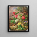 Fiori delle Alpi - Josef Lauer — quadro incorniciato alla parete