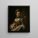 Ritratto di Friedericke Sophie Hennig - Josef Melling — quadro incorniciato alla parete