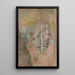 Paesaggio con alberi a Hruboskalsko - Josef Mánes — quadro incorniciato alla parete
