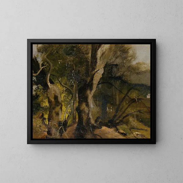 Studio forestale - Josef Navrátil — quadro incorniciato alla parete