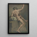 Nu masculin assis vu de dos - Josef Neher — quadro incorniciato alla parete