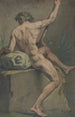 Nu masculin assis vu de dos - Josef Neher — vista dell’opera