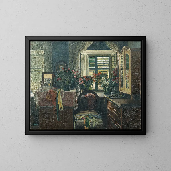 Interno - Josef Stoitzner — quadro incorniciato alla parete