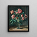 Nature morte aux roses - Josef Stoitzner — quadro incorniciato alla parete