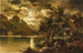 Notte alla luce della luna al bordo del lago - Josef Thoma — vista dell’opera