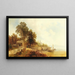 Vista su Frauenchiemsee - Josef Thoma — quadro incorniciato alla parete
