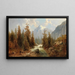 Scène dell'Engadina - Josef Thoma — quadro incorniciato alla parete