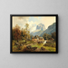 Scène tyrolienne - Josef Thoma — quadro incorniciato alla parete