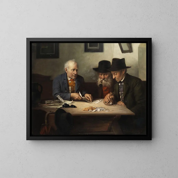 Le Règlement de comptes - Josef Wagner-Höhenberg — quadro incorniciato alla parete