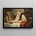 Monaco che legge - Josef Wagner-Höhenberg — quadro incorniciato alla parete