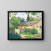 Vista giardino - Josef Wawra — quadro incorniciato alla parete