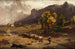 Conduite di bestiame a Bolzano - Josef Wopfner — vista dell’opera